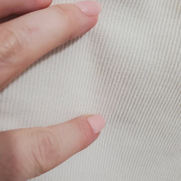 Vintage Y2K Abercrombie | Corduroy Bootcut Jeans Pants in Cream White - Picture 9 of 11